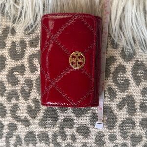 Tory Burch Red Quilted Wallet